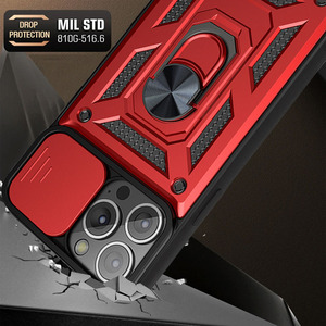 Funda Protectora de Lente de Cámara Deslizante para iPhone 16, 17, 15, 14, 13, 12, 11 <span class=keywords><strong>Pro</strong></span> Max, <span class=keywords><strong>Mini</strong></span> Plus Air, Grado Militar - Product Image 5