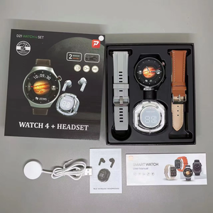 Montre connectée D21 Watch 4 avec écouteurs <span class=keywords><strong>2</strong></span>-en-1, étanche IP67, bracelet en silicone, rappel d'appels, suivi d'activité, cadeau unisexe - Product Image 3