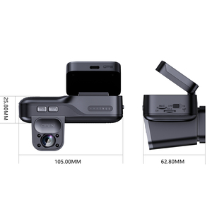 2026 nouvelle caméra de tableau de bord SIM intelligente 4G avant double 1080P 24 heures moniteur de stationnement piste GPS avec partage d'application WiFi pour les véhicules - Product Image 6