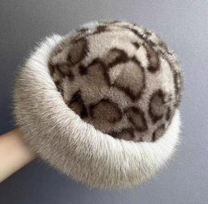 Hàn Quốc phong cách Ladies 'vòng lông cap bán buôn ấm áp thoáng khí mềm thiết kế mới Mông Cổ furwinter ấm Fluffy Trapper hat - Product Image 3