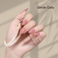 Kit de vernis gel UV semi-permanent 12 couleurs Nude Jelly pour manucure française LED, végétalien, écologique, facile à retirer par trempage, certifié CE