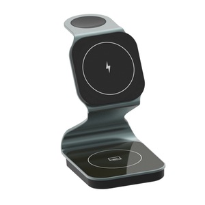 Chargeur sans fil magnétique portable à charge rapide 22,5 W, <span class=keywords><strong>batterie</strong></span> <span class=keywords><strong>externe</strong></span>, chargeur mobile, nouveau chargeur sans fil 3 en 1 avec design magnétique - Product Image 1
