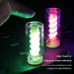 Car USB <b>Night</b> <b>Light</b> Touch Dimmable LED Filament Portable Lighting <b>Plug</b> and Play Car Decoration Ambient <b>Lights</b> - Product Image 5