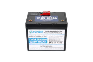 Rv Zonne-energie Opslag En Stroomopwekking LiFePO4 12V100AH Accu Met Bms - Product Image 3