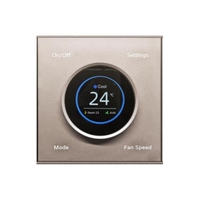 Sistem Otomasi Cerdas QR MESH Smart Home Hotel Mesh Wall Switch Tombol Tekan Cerdas Kontrol Suara Layar Sentuh 4 Inci Dual