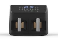 Pièces de rechange pour four électrique à double commande numérique 9L Friteuse à fenêtre visible Friteuse à air avec écran tactile