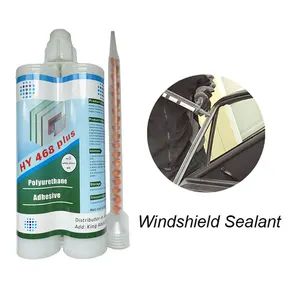 HY468 Car Windshield Rubber Auto Glass Rubber Adhesive Sealant Car Sunroof Sealant Bicomponent Polyurethane Sealant