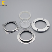 Frais nouveau 56mm diamètre faisceau étroit 45 degrés Anti éblouissement mise au point lumière verre diffuseur Cob lentilles optiques pour Leds