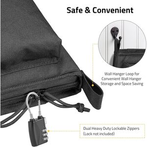 Sac souple CVLIFE 28 pouces avec fermeture éclair verrouillable pour accessoires de chasse - Product Image 4