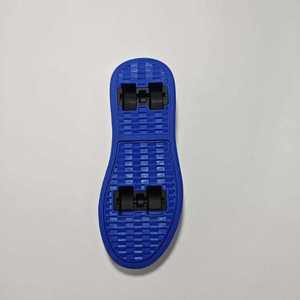 Chaussures pour enfants à LED bleues, nouveau design, semelle personnalisable (couleur, matériau, taille), vente chaude - Product Image 3