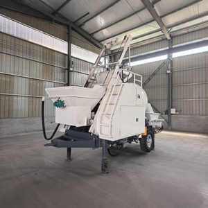 Pompe à béton SHANGHE, mini-pompe haute efficacité, moteur 5,5 kW, productivité 30 m³/h, portée verticale 160 m, portée horizontale 300 m - Product Image 2
