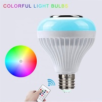 Magic dragon-ampoule musicale LED avec télécommande, 24 boutons, pour IOS et Android, avec haut-parleur intégré, couleur changeante, Base E26/27