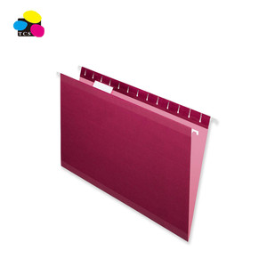 Trung Quốc Nhà cung cấp 180/230gsm Trắng/giấy kraft A4/FC Kích thước tập tin treo thư mục các loại màu sắc tươi sáng 3-poly gia cố nộp hồ sơ - Product Image 1