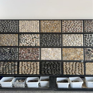 Ốp trang trí đánh bóng cao thiên nhiên sông đá hỗn hợp cảnh quan đá <span class=keywords><strong>Pebble</strong></span> đá tường - Product Image 2