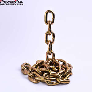 G70 Grado Acero Trinquete Remolque Carpeta Carga Cadena Horquilla Ganchos Heavy Duty 1/4 \ "5/16 \" Soldadura de hierro galvanizado para equipos pesados - Product Image 4