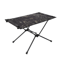 Table pliante en alliage d'aluminium 7075, prix d'usine, pour camping, randonnée, pique-nique, tissu en maille Oxford 600D enduit PU, mobilier de parc