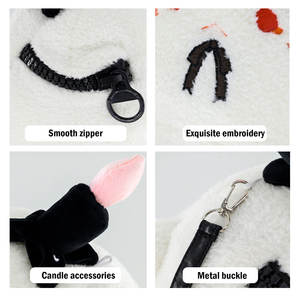 ตุ๊กตาคอร์กี้เรืองแสงแบบกำหนดเองได้ ทำจากวัสดุ TPE พร้อมกระเป๋าเป้สะพายหลังแบบถอดได้ ไฟส่องสว่างในที่มืด กระเป๋าผีฮาโลวีน กระเป๋าเป้สะพายหลังสำหรับใช้ในชีวิตประจำวัน เหมาะสำหรับทุกเพศ - Product Image 5