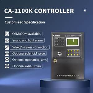 Controlador de alarma de detección de gas de 16 zonas, con pantalla LCD y sistema de transmisión de bus, <span class=keywords><strong>1</strong></span> unidad - Product Image 2