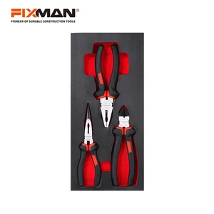 Fixman 3 पीसी XPE फोम मॉड्यूलर उपकरण ट्रे Plier के सेट के लिए उपकरण कैबिनेट