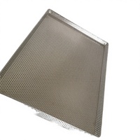 Panier en maille d'acier inoxydable perforé avec finition résistante à la corrosion