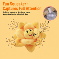 Jouet pour chien en peluche Snuffle Flower couineur, tapis de recherche interactif, distributeur de nourriture lente, jouet à mâcher pour chiot, vente en gros, usine OEM personnalisée