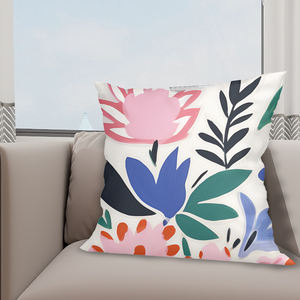 Ensemble de 4 housses de coussin décoratives à motif simple face toutes saisons - Product Image 2