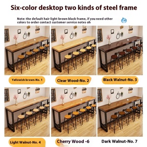 Hiện Đại Rắn Gỗ Thanh Bảng Cao Phân Ghế Đặt Treo Tường Hẹp Dài Bảng Cho Nhà Thương Mại Sử Dụng Cho Ban Công Phòng Khách - Product Image 3