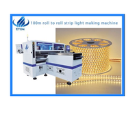 Machine de montage de puces SMT HT-T9 à double bras, 250000CPH, 68 broches, haute précision, pour FPCB, ligne de production LED SMT