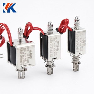 KK-0826B DC5V 6V 12V <span class=keywords><strong>24V</strong></span> 긴 스트로크 푸시 풀 강력한 견인 전자기 액추에이터 DC 잠금 푸시 풀 튜브 마이크로 전자기 - Product Image 1