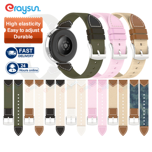 <span class=keywords><strong>Bracelet</strong></span> de <span class=keywords><strong>montre</strong></span> en nylon et <span class=keywords><strong>tissu</strong></span> denim 18 mm pour femmes et hommes, compatible Huawei GT5 GT4 41 mm, <span class=keywords><strong>bracelet</strong></span> de luxe respirant et personnalisé - Product Image 6