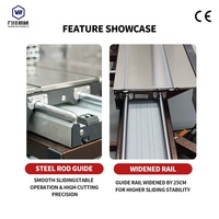 Scie à table coulissante portative WANJIA A4S pour le travail du bois avec guide en acier et armoire de collecte des poussières à 98 % – Fourniture en gros pour atelier