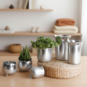 أواني زهور معدنية مخصصة حسب الطلب للديكور الداخلي للمنزل والحديقة والمتجر - Product Image 1