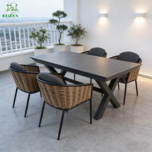 <span class=keywords><strong>Tavolo</strong></span> da Pranzo <span class=keywords><strong>Grande</strong></span> Estensibile in Alluminio per Esterni, Impermeabile, per Giardino, Ristorante, Villa di Lusso, 12 Posti, per Patio - Product Image 1