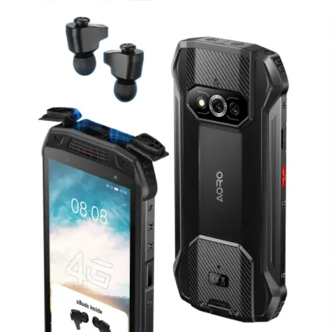 Aoro A20 construir em TWS headset 3g 4g android rede rádio digitais característica do telefone portátil ao ar livre robusto característica do telefone