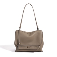 Sac à bandoulière/sac messager de luxe pour femme en cuir de vachette véritable, vintage, imperméable, tendance et portable