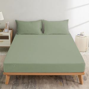 Drap-housse de mise à la terre 95% coton biologique 5% fibre d'argent pur 400TC Antistatique Écologique Pour la maison et l'hôtellerie - Product Image 1