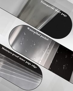 <span class=keywords><strong>PP</strong></span> Transparenter Posterbinder A4 <span class=keywords><strong>PP</strong></span> Transparente Buch-Präsentationshüllen Poly-Aktenhalter Kunststoff-Dokumentenmappe Posterbinder-Ordner - Product Image 2