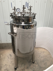 High <b>Jacketed</b> Stainless Steel Reactor 200L With <b>Heating</b> Coil Vessel Core Single Phase 220V <b>Jacketed</b> Stainless Steel Reactor Jack - Product Image 2