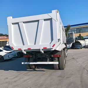 Mobil bekas pabrik menjual truk dump truck Haowo 10 roda, tipe baru kereta, 371 tenaga kuda untuk transportasi Teknik truk sampah - Product Image 4