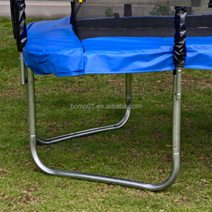 <span class=keywords><strong>Trampoline</strong></span> <span class=keywords><strong>rectangulaire</strong></span> de petite taille pour enfants et adultes, 5*7 pieds, extérieur, Zoshine Factory Direct, avec filet de protection, accepte les commandes OEM - Product Image 5