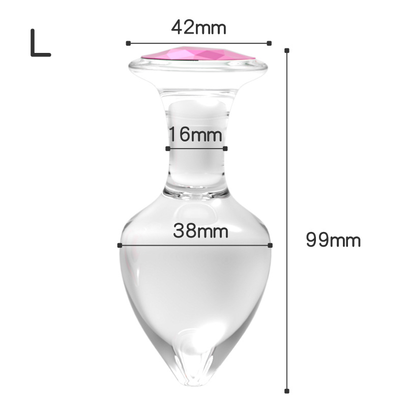 Transparent Crystal Anal Plug - Enhance Sex Experience