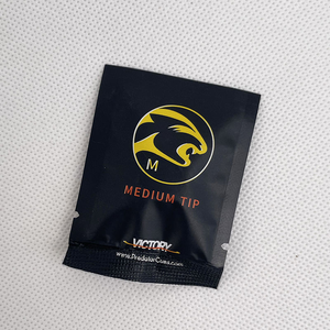 TPT-SLZ-001 VICTORY Punta <span class=keywords><strong>de</strong></span> Taco <span class=keywords><strong>de</strong></span> Billar <span class=keywords><strong>de</strong></span> Cuero Multicapa <span class=keywords><strong>de</strong></span> Alta Calidad, Amarilla, para Entrenamiento y Competición - Product Image 6