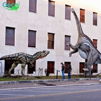 Gecai Répliques grandeur nature Robot Grandes figurines réalistes de dinosaures Raptor à vendre