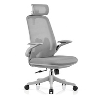 Vente en gros de chaise de bureau d'ordinateur confortable et pivotante chaise de bureau ergonomique en tissu maillé à bascule moderne et mobile de luxe