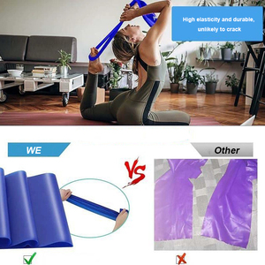 Fasce di Resistenza in Lattice Eco-Friendly Youxian per Yoga e Allenamento Fitness, Design Separabile, Opzioni di Resistenza Pesante/Media/Leggera - Product Image 4