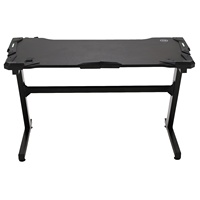 Mesa de juegos para ordenador, escritorio de estilo de carreras con luz LED RGB, fabricante de PC