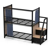 Lit pliant réglable de luxe américain moderne Sassanid OEM avec base en tube d'acier pour hôtel et école