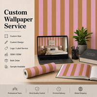 Papier peint en toile PVC mat imperméable à rayures verticales, moderne et personnalisé, à coller soi-même, pour la décoration de la maison