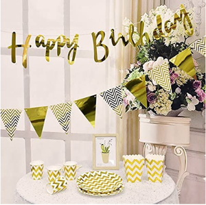 Bannière <span class=keywords><strong>Joyeux</strong></span> 21e <span class=keywords><strong>Anniversaire</strong></span> Dorée Métallique, <span class=keywords><strong>Guirlande</strong></span> d'étoiles, 21 Ballons en Aluminium, Ballons Imprimés, Décoration de Gâteau pour Fête d'<span class=keywords><strong>Anniversaire</strong></span> Adulte - Product Image 4