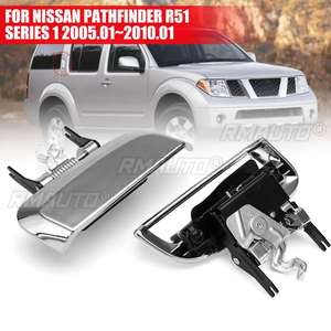 2 Manijas Exteriores para Puertas Traseras de Coche, Izquierda+Derecha, para Nissan Pathfinder R51 2005-2013 82607-EA502 82606-EA502 OE:1030514 - Product Image 1